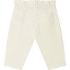 Luciole Pleated Waist Wide Leg Pants, Milk White - Pants - 2