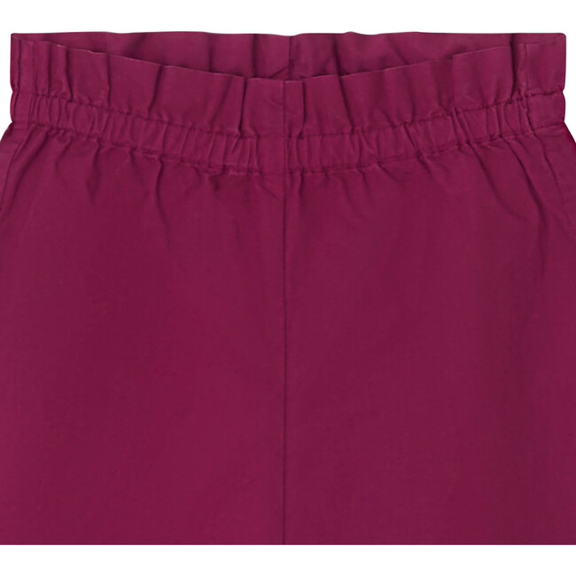 Luciole Pleated Waist Wide Leg Pants, Purple - Pants - 3