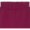 Luciole Pleated Waist Wide Leg Pants, Purple - Pants - 3