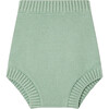Cool Knit High Ribbed Waist Underwear, Celadon Green - Bloomers - 1 - thumbnail