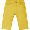 Cookie 5-Pocket Straight Cut Pants, Acid Yellow - Pants - 1 - thumbnail