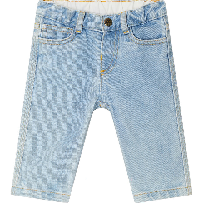 Cookie 5-Pocket Straight Cut Pants, Light Jeans