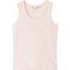 Coline Crew Neck Sleeveless T-Shirt, Light Pink - Tees - 1 - thumbnail