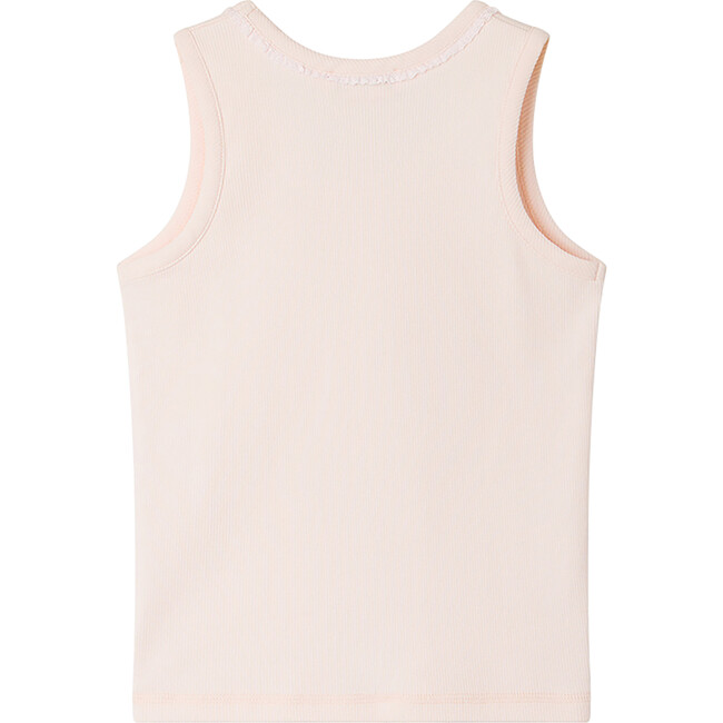 Coline Crew Neck Sleeveless T-Shirt, Light Pink - Tees - 2