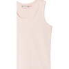 Coline Crew Neck Sleeveless T-Shirt, Light Pink - Tees - 3