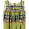 Clothi Round Collar Sleeveless Plaid Dress, Grass - Dresses - 3 - thumbnail