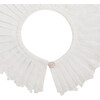Calum Detachable Embroidered Scalloped Collar, Milk White - Necklaces - 2