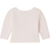 Capricioso Crew Neck Long Sleeve Cardigan, Pink - Cardigans - 2
