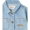 Cassidy Cherry-Engraved Button Embroidered Jacket, Light Jeans - Jackets - 3 - thumbnail