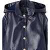 Calliope Detachable Hood Lapel Collar Coat, Marine - Coats - 3