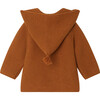 Atexane Large Hooded Straight Cut Jacket, Honey - Cardigans - 2 - thumbnail
