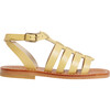 Frama Buckled Strap Leather Sandals, Yellow Lemon - Sandals - 1 - thumbnail