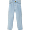 Dewey Straight Cut Denim Pants, Light Denim - Pants - 1 - thumbnail