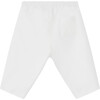 Dandy Straight Cut Pleated Waist Pants, Milk White - Pants - 2
