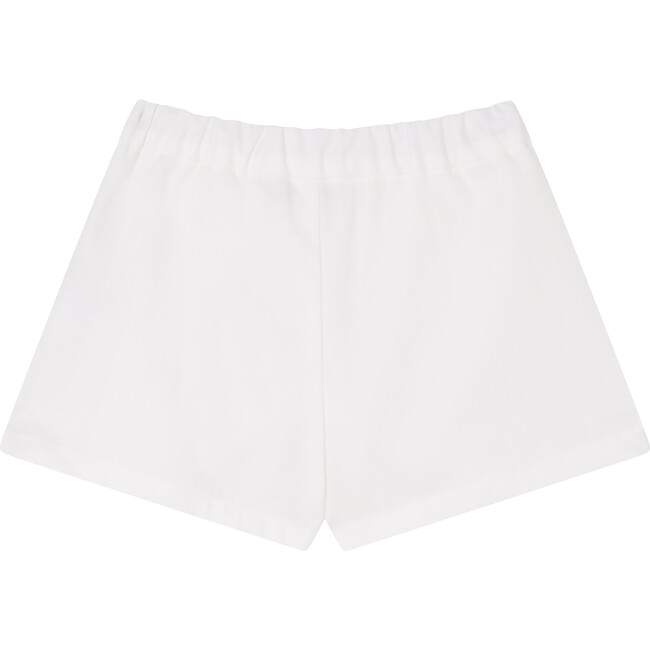 Courty Straight Cut Wide Leg Shorts, White - Shorts - 2