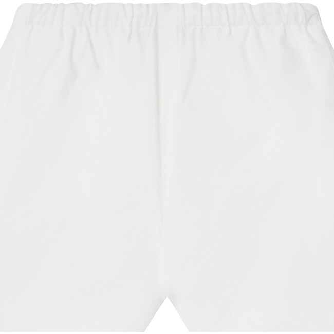 Dandy Straight Cut Pleated Waist Pants, Milk White - Pants - 3
