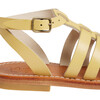 Frama Buckled Strap Leather Sandals, Yellow Lemon - Sandals - 4