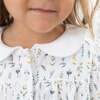 Button Front Dress, Wildflower Print - Dresses - 3
