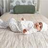 Scallop Trim Infant Hat, Wildflower Print - Hats - 3