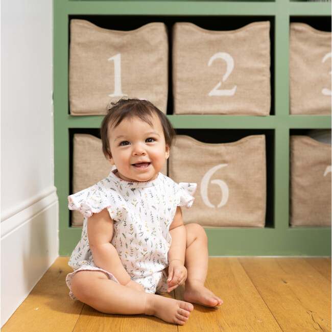 Classic Bubble, Wildflower Print - Rompers - 5