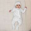 Scallop Trim Infant Hat, Wildflower Print - Hats - 4
