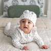 Peter Pan Collar Pajama Footie, Wildflower Print - Footie Pajamas - 4