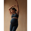 Women's Maternity Sports Leggings, Black - Leggings - 4 - thumbnail