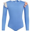 The Gramercy Long Sleeve One-Piece Rashguard, Salmon Sky - One Pieces - 1 - thumbnail