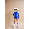 The Gramercy Long Sleeve One-Piece Rashguard, Blue Deep - One Pieces - 2