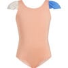 The West Village High Neck One-Piece Swimsuit, Salmon Sky - One Pieces - 1 - thumbnail