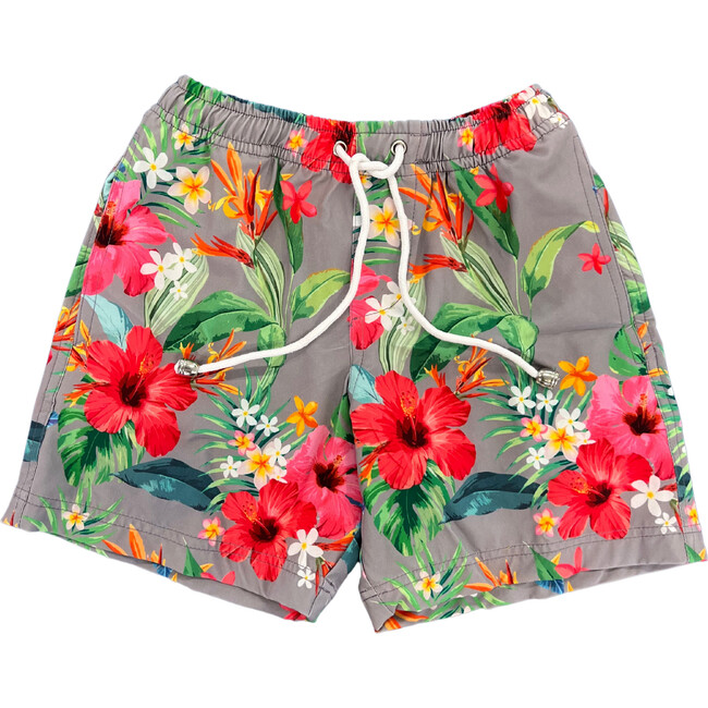 Tropicana Drawstring Board Shorts, Isla - Shorts - 1
