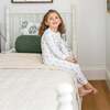 Crewneck Pajama Set, Bunny Heart Print - Pajamas - 3