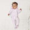 Peter Pan Collar Pajama Footie, Pink Stripe - Footie Pajamas - 4