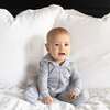 Classic Pajama Footie, Grey - Footie Pajamas - 2