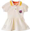 Fig Icon Polo Dress, Beige - Dresses - 1 - thumbnail