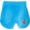 Coconut Icon Cotton Shorts, Blue - Shorts - 1 - thumbnail