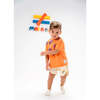 Ice Cream Icon Cotton Shorts, Beige - Shorts - 2