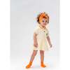 Fig Icon Polo Dress, Beige - Dresses - 3