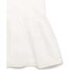 Parrot Embroidered Dress, White - Dresses - 3