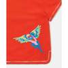 Parrot Embroidered T-Shirt, Red - Tees - 3