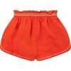 Parrot Embroidered Shorts, Red - Shorts - 4