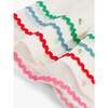 Heart Print Tulle Skirt, White - Skirts - 2