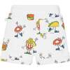 Snack Graphic Shorts, White - Shorts - 2