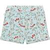 Popcorn Print Shorts, Blue - Shorts - 4