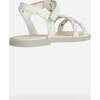 Karly Summer Sandals, White - Sandals - 5