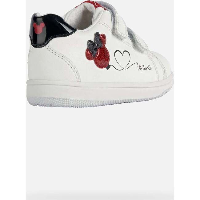 Flick Minnie Mouse Velcro Sneakers, White - Sneakers - 4