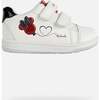 Flick Minnie Mouse Velcro Sneakers, White - Sneakers - 7 - thumbnail