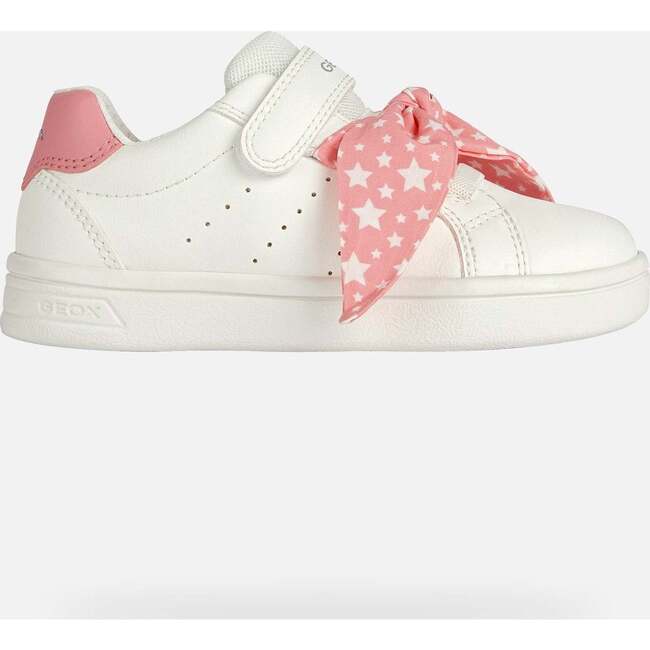 Coral DJRock Bow Sneakers, White