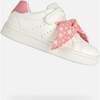 Coral DJRock Bow Sneakers, White - Sneakers - 3