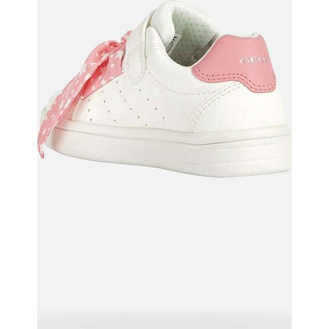 Coral DJRock Bow Sneakers, White - Sneakers - 4